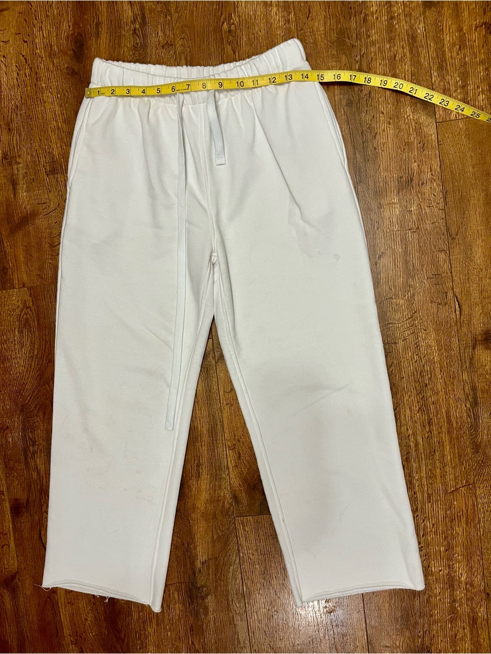Women’s White Pull-On Sweatpants